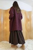 Norbury Corsage Relaxed Jacket Burgundy /19=